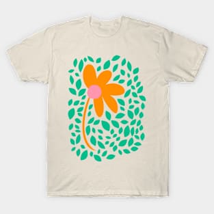 Flower and leaves T-Shirt